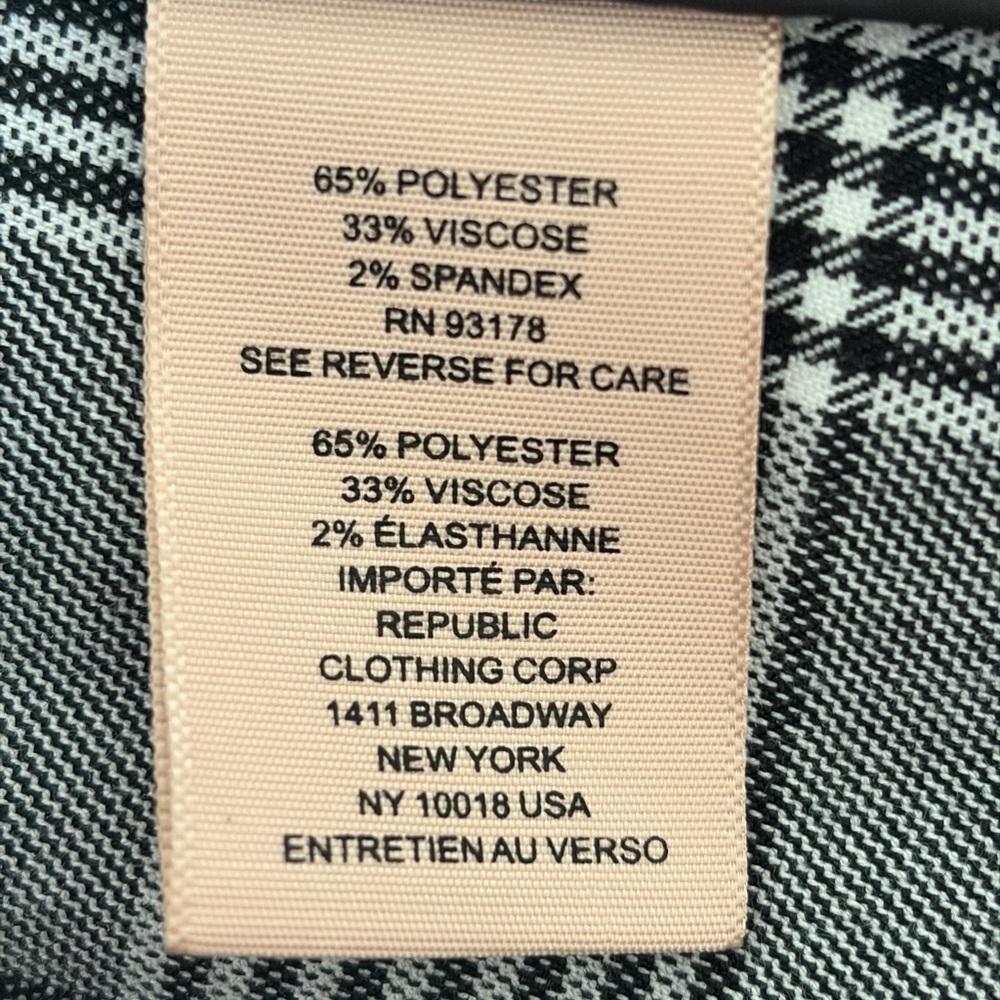 Philosophy Plaid Houndstooth Blazer Jacket Size S/P - Picture 5 of 5